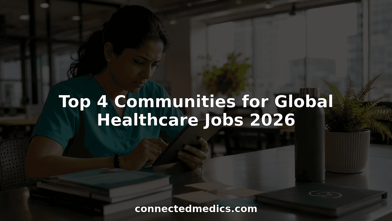 Top 4 Communities for Global Healthcare Jobs 2026