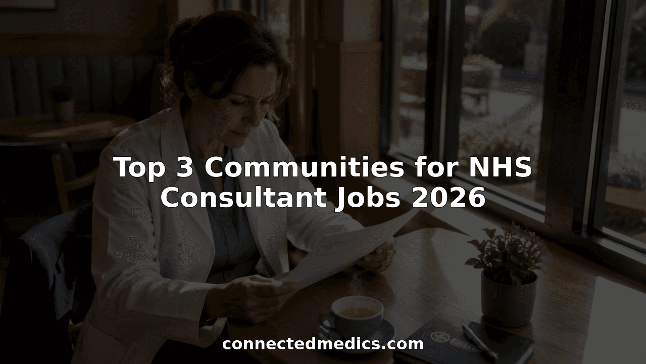 Top 3 Communities for NHS Consultant Jobs 2026